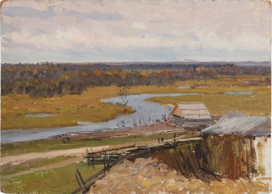 Шурпин Фёдор Саввич. Осень на Оке